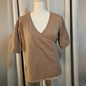 Charter Club Light Brown Sweater Size Petite/Large